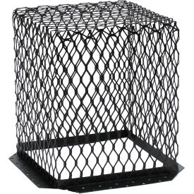 HY-C RVG1111G HY-C Roof VentGuard Black-Painted Galvanized Steel 11" x 11" x 13" - RVG1111G image.