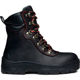 Xena Horizon Womens Alloy Toe Rugged PR Safety Work Boots Carbon Black - Size 10
