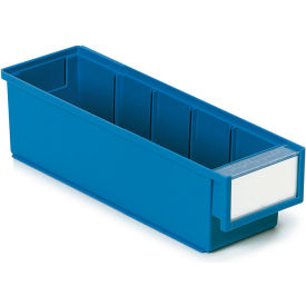 Storage Bins, 11-13/16"L x 3-5/8"W x 3-1/4"H, Blue, Pack of 30 view 2