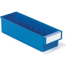 Storage Bins, 15-3/4"L x 5-3/16"W x 3-15/16"H, Blue, Pack of 20 view 2