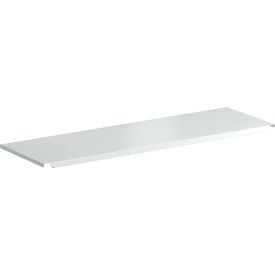 Treston Cornerstone Lower Steel Shelf 70-7/8"W x 18-1/4"D Light Gray 