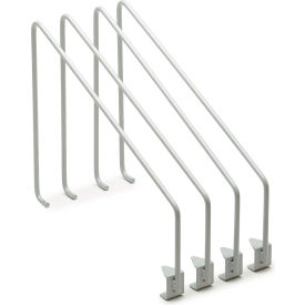 Treston Divider Hoops Set SPM & LSCE Shelves Light Gray Pack of 4 