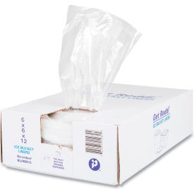 Inteplast Group Ice Bucket Liner 6"W x 12"L .5 Mil 3 Qt. Capacity Clear 1000/Pack