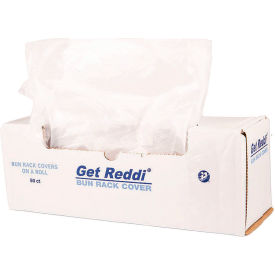 Bun Rack Covers High Density 80"L x 52"W Natural Pack of 50