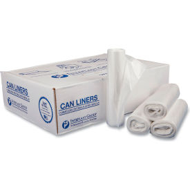 Inteplast Group Draw-Tuff Institutional Draw-Tape Can Liners 12 gal 0.7 mil White 300/Carton