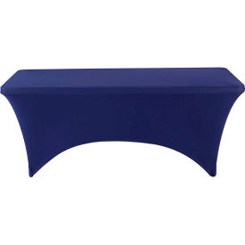 Iceberg Enterprises 16536****** Iceberg Stretch Fabric Table Cover, 8, Blue image.