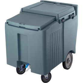 Cambro ICS125LB191 - Ice Caddy Granite Gray 125 Lbs. Cap. 4 Swivel 1 with Brake