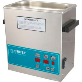 CREST ULTRASONICS CORP 0360PD045-1 Ultrasonic Table Top Part Cleaning System - Digital Timer/Heat/Power Control, 1 Gal, 45 kHz, 115V image.