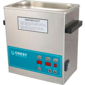 CREST ULTRASONICS CORP 0360PD132-1 Ultrasonic Table Top Part Cleaning System - Digital Timer/Heat/Power Control, 1 Gal, 132 kHz, 115V image.