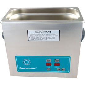 CREST ULTRASONICS CORP 0360PH045-1 Ultrasonic Table Top Part Cleaning System - Digital Timer/Heat, 1 Gal, 45 kHz, 115V image.