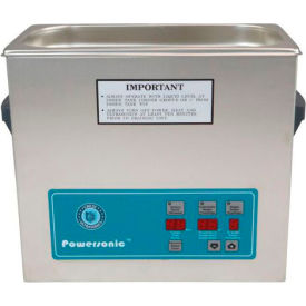 CREST ULTRASONICS CORP 0500PD045-1 Ultrasonic Table Top Part Cleaning System - Digital Timer/Heat/Power Control, 1.5 Gal, 45 kHz, 115V image.