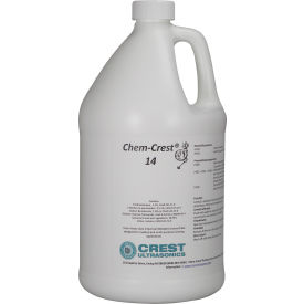 CREST ULTRASONICS CORP 700014C Chem Crest 14 General Purpose Wash Solution - 4 x 1 Gallon Bottle - Crest Ultrasonic 700014C image.