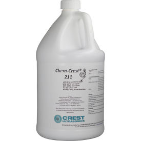 CREST ULTRASONICS CORP 700211C Chem Crest 211 Non-Caustic Medical Wash Solution - 4 x 1 Gallon Bottle - Crest Ultrasonic 700211C image.