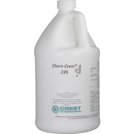 CREST ULTRASONICS CORP 700235C Chem Crest 235 Non-Caustic General Wash Solution - 4 x 1 Gallon Bottle - Crest Ultrasonic 700235C image.