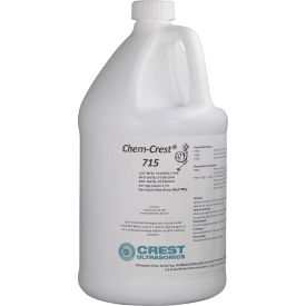 CREST ULTRASONICS CORP 700715C Chem Crest 715 Neutral Wash Solution - 4 x 1 Gallon Bottle - Crest Ultrasonic 700715C image.