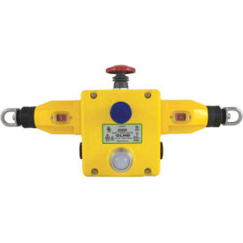 IDEM Safety Switches USA 141002A IDEM 141002A GLHD Rope Pull Switch W/E Stops/LED, 4NC 2NO, 1/2NPT, Die Cast image.