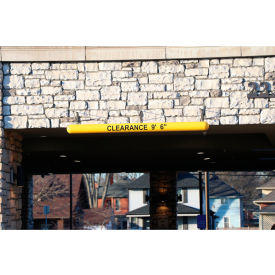 Ideal Shield LLC GBPD-YLClearance-04-078-S Ideal Shield® Poly Clearance Bar, Yellow, 5-1/4" Dia. x 78"L image.