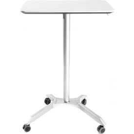 Seville Classics Inc OFF64801B Seville Classics AIRLIFT™ XL Sit-Stand Mobile Desk, White image.