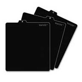 A-Z CD File folder Guides, 5w x 5-3/4h, Black
