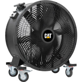 Caterpillar® 42" Industrial Drum Fan 25000 CFM 1/2 HP 1 Phase Black 
