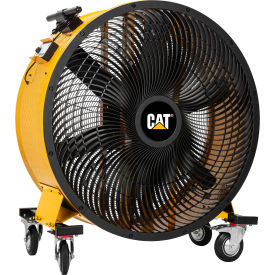 Caterpillar® 42" Blade Industrial Drum Fan 25000 CFM 1/2 HP 1 Phase Yellow 