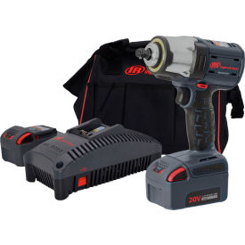 INGERSOLL-RAND INDUSTRIAL US INC W5133P-K22 Ingersoll Rand® Cordless Impact Wrench, 3/8" Drive, 2100 RPM, 295 ft-lb image.