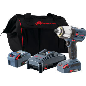 INGERSOLL-RAND INDUSTRIAL US INC W5153-K22 Ingersoll Rand® Cordless Impact Wrench, 1/2" Drive, 2100 RPM, 365 ft-lb image.