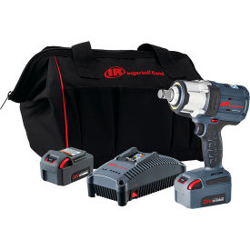 INGERSOLL-RAND INDUSTRIAL US INC W7172-K22 Ingersoll Rand® High-Torque Cordless Impact Wrench Kit, 3/4" Drive, 1900 RPM, 1000 ft-lb image.