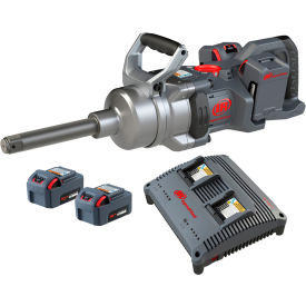 INGERSOLL-RAND INDUSTRIAL US INC W9691-K4E Ingersoll Rand® High-Torque Cordless Impact Wrench Kit, 1" Drive, 890 RPM, 3000 ft-lb image.