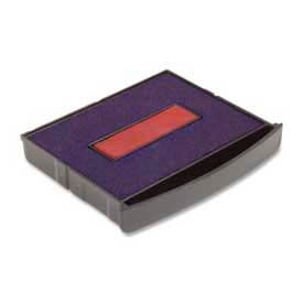 Shachihata Inc. 41005*****##* Xstamper® Replacement Pad, For Classix M40/40150/40220/40310/40325/40312, Blue/Red image.