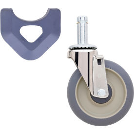 MetroMax High Modulus Donut Swivel Stem Caster 5" Dia. 250 lb. Capacity 