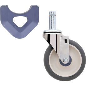 MetroMax Polyurethane Swivel Stem Caster 2-3/8"W x 5" Dia. 300 lb. Capacity 