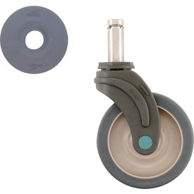 Metro® 5" Total-Guard Swivel Stem Caster For Super Erecta Industrial Wire Shelving Racks 