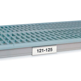 Label Holder For Industrial Plastic Shelving, 4-1/4"L, Gray view 2