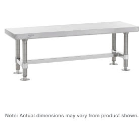 Metro® Gowning Bench with 4 Legs 36"W x 16"D x 18"H Silver 
