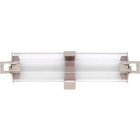 Metro MAX4-LS18-4P MetroMax 4 Solid Clear Stackable Shelf Ledge - Side - 18"W x 4"H image.