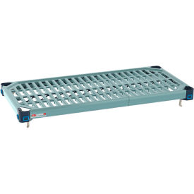 MetroMax Q Plastic Industrial Shelf with Grid Mat 29-13/16"W x 14-3/8"D 