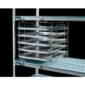 MetroMax Adjustable Slide System For MetroMax Q Industrial Shelving 4-13/16"D x 23-3/8"H Taupe 