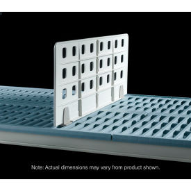 Metro® Light Duty Shelf Divider For Industrial Wire & Grid Shelving 22-1/2"D x 8-1/2"H Taupe 
