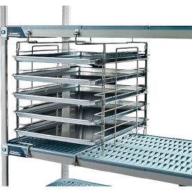MetroMax® Adjustable Slide System For Industrial Plastic Shelving 