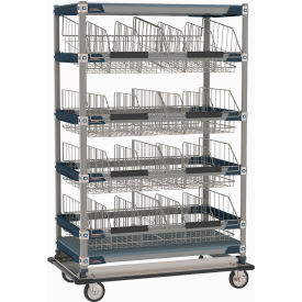 MetroMax® i IV Transport/Storage Sloped Basket Cart with Top Shelf 43-3/4"L x 26-5/16"W x 69"H