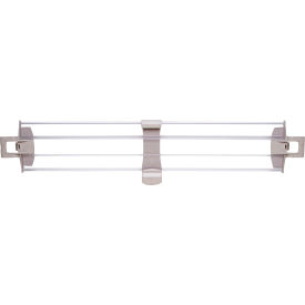 MetroMax® i Stackable Shelf Ledge (Back) For Plastic Shelving 23-1/8W x 4-7/8H Clear 