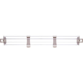 MetroMax® i Stackable Shelf Ledge (Back) For Plastic Shelving 35-1/8W x 4-7/8H Clear 