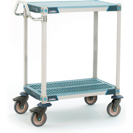 MetroMax® i Lab Utility Cart w/ 2 Shelves Solid Top Shelf Mat 34-1/2"L x 20-5/16"W x 39-1/4"H