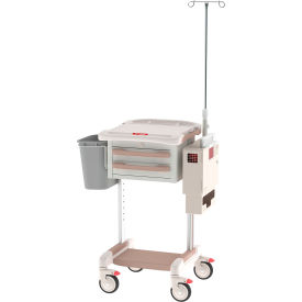 Metro® Nimbl Dialysis Cart 33-1/2"L x 21-3/4"W x 68-13/16"H Light Beige/Taupe