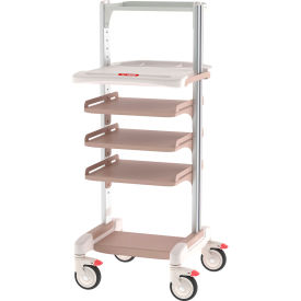 Metro® Nimbl Endoscopy Cart 20-1/8''L x 21-3/4''W x 50-13/16''H