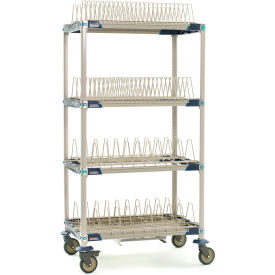 MetroMax® i Mobile Drying Rack w/ 2 Tray Racks 2 Pan Racks 37-3/4"W x 26-5/16"D x 73-13/16"H
