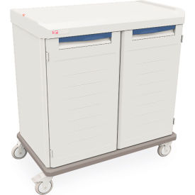Starsys Mobile Supply Unit with 2 Shelves 42-1/2"L x 24-7/8"W x 43"H Taupe 