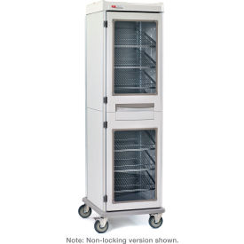 Starsys® XD Extra Deep Mobile Supply Cabinet Clear Doors Key Lock 22-11/16"W x 28"D x 78"H 