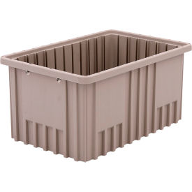 Metro® Polypropylene Tote 16-1/2"L x 10-7/8"W x 8"H Natural Gray 
